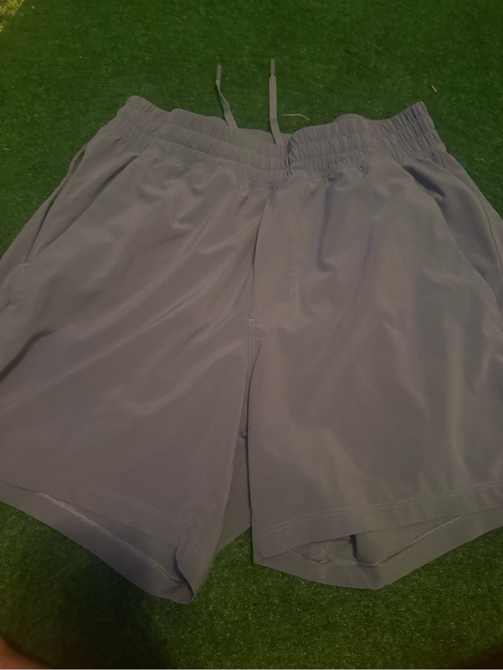 Men’s Lululemon shorts. S. Blue gray